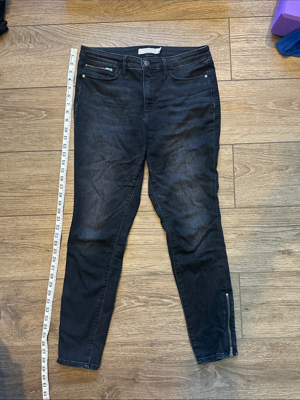 Athleta Sculptek Zip Ultra Skinny Jeans - 8